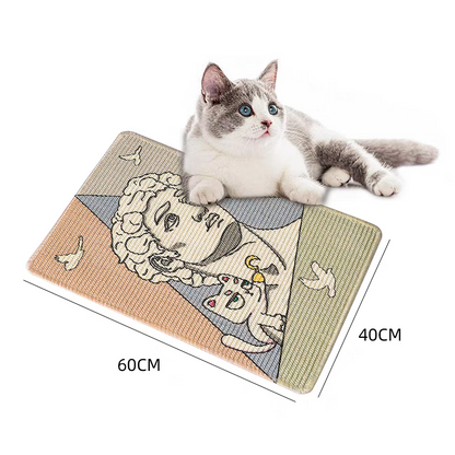 wall decoration painting pet cat claw scratching board - PetsLoveStory®