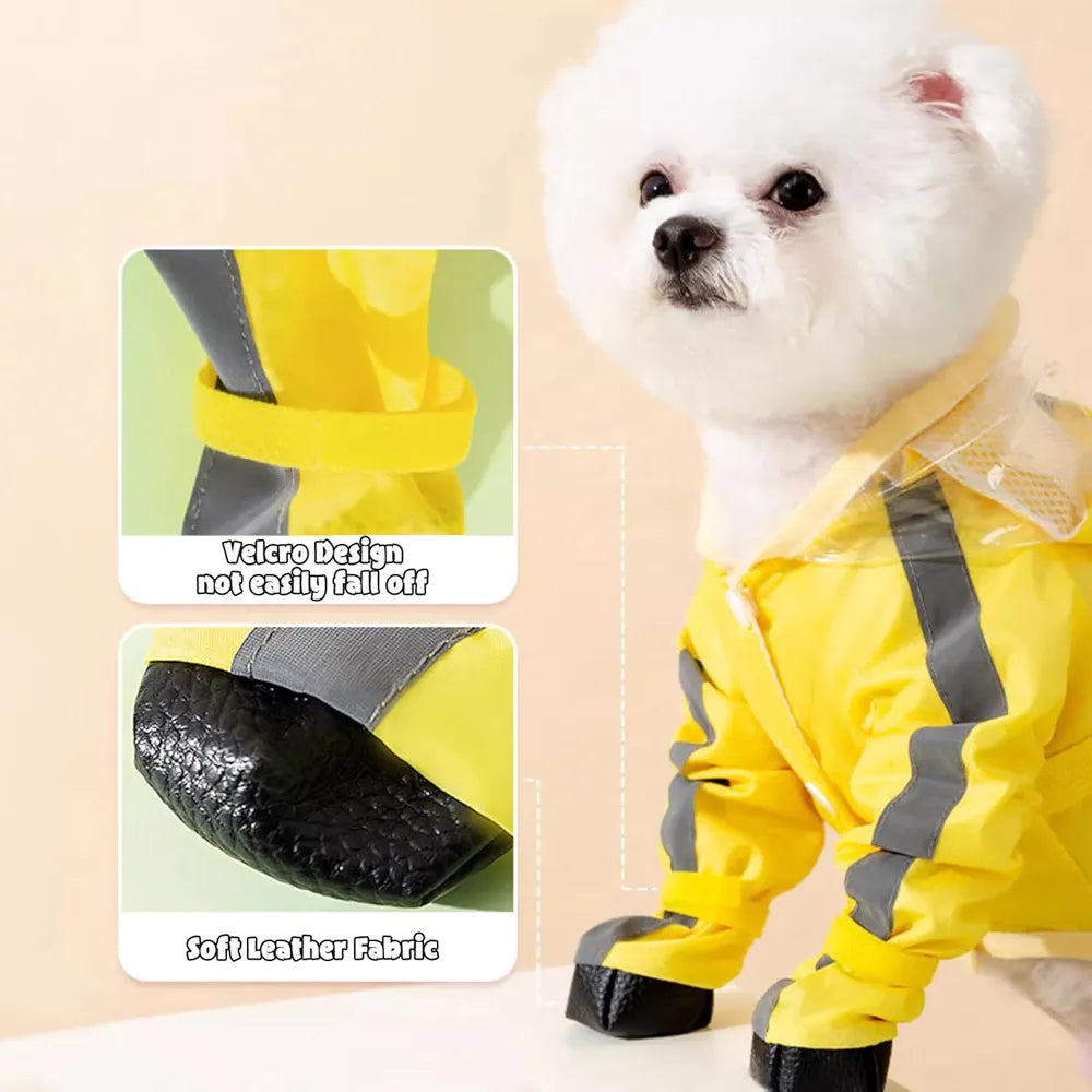 Full-coverage raincoat with back bag - PetsLoveStory®
