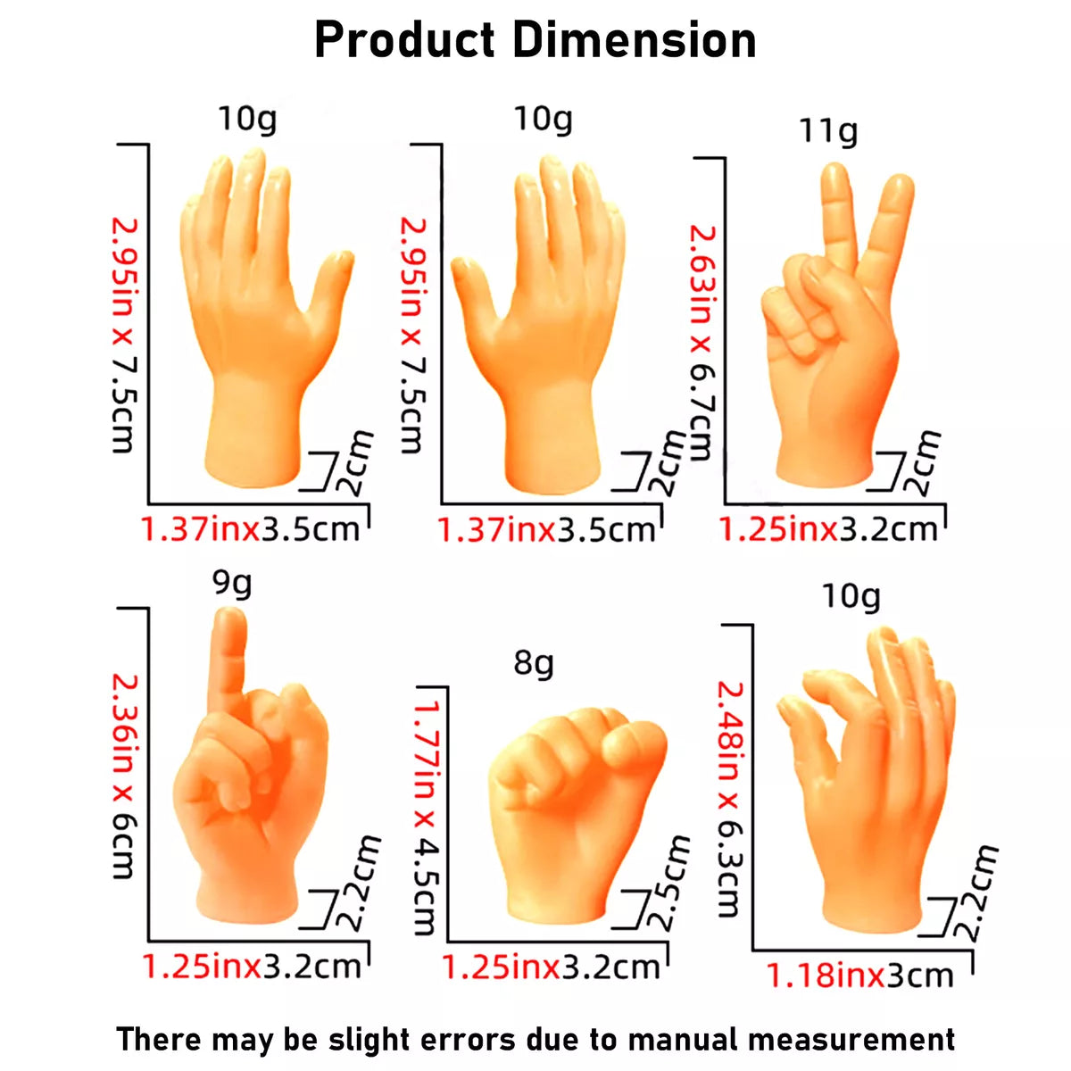 6PCS Cat Little funny Fake Human Hand - PetsLoveStory®