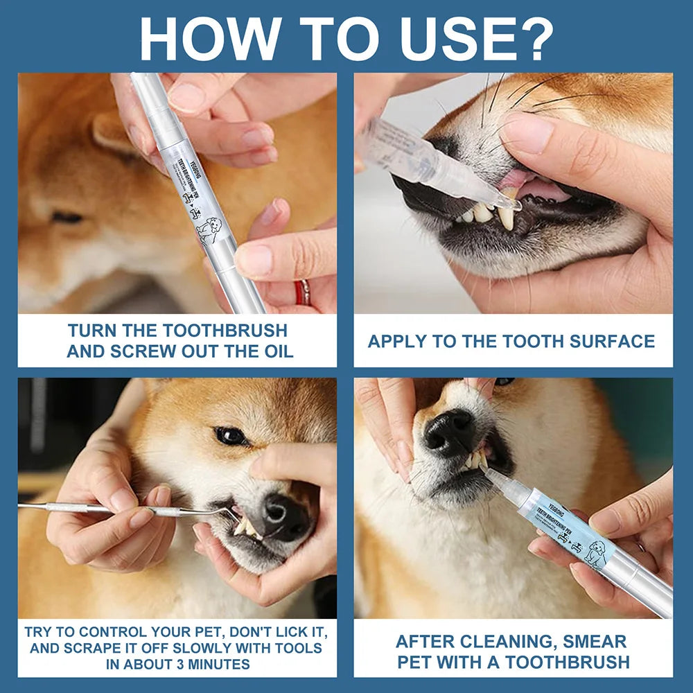 Pets Toothbrush Clean Pen Kit - PetsLoveStory®