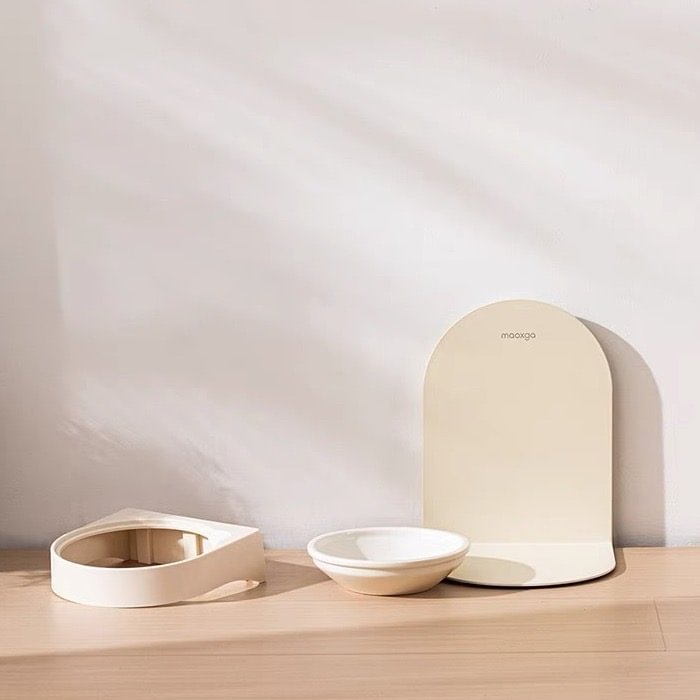 Adjustable ceramic bowl for cat - PetsLoveStory®