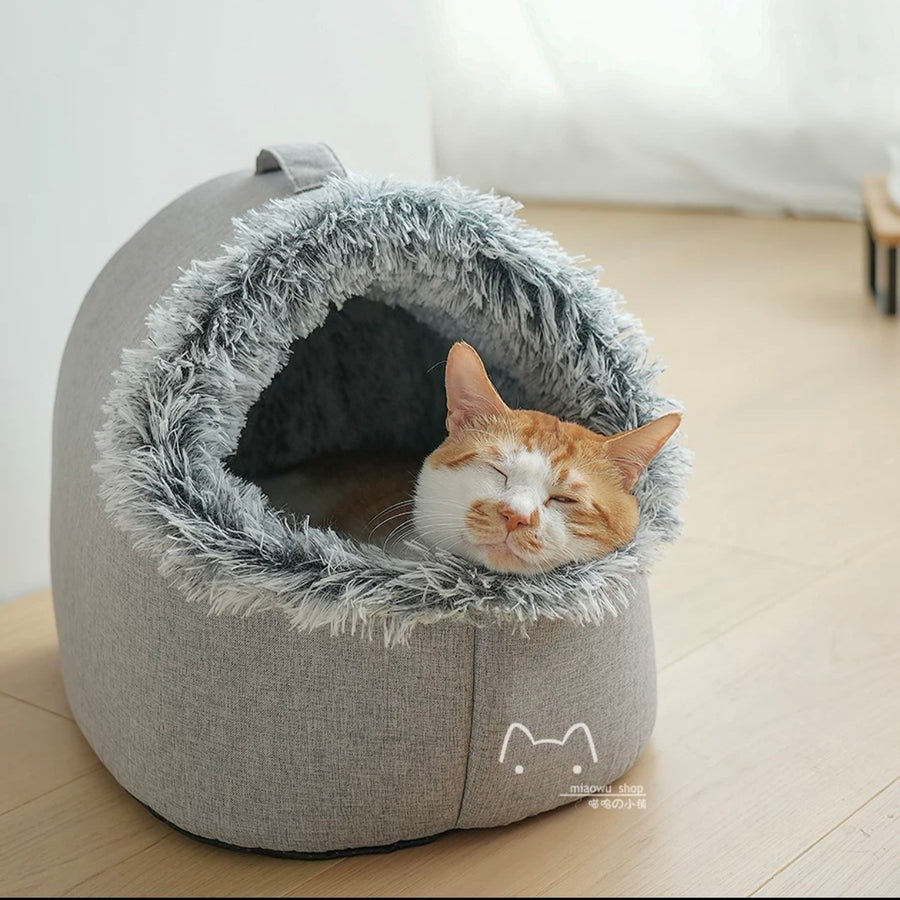 Pet Winter Houses Warm Cat Shelter - PetsLoveStory®
