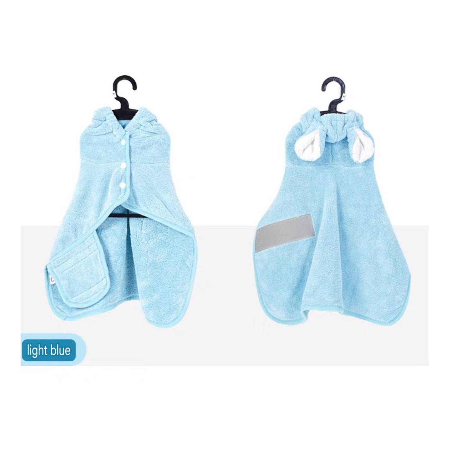 Rabbit ears bathrobe for dogs - PetsLoveStory®