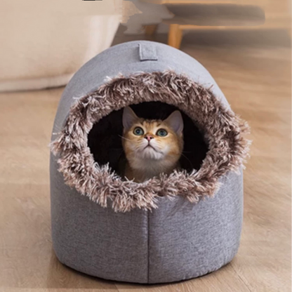 Pet Winter Houses Warm Cat Shelter - PetsLoveStory®