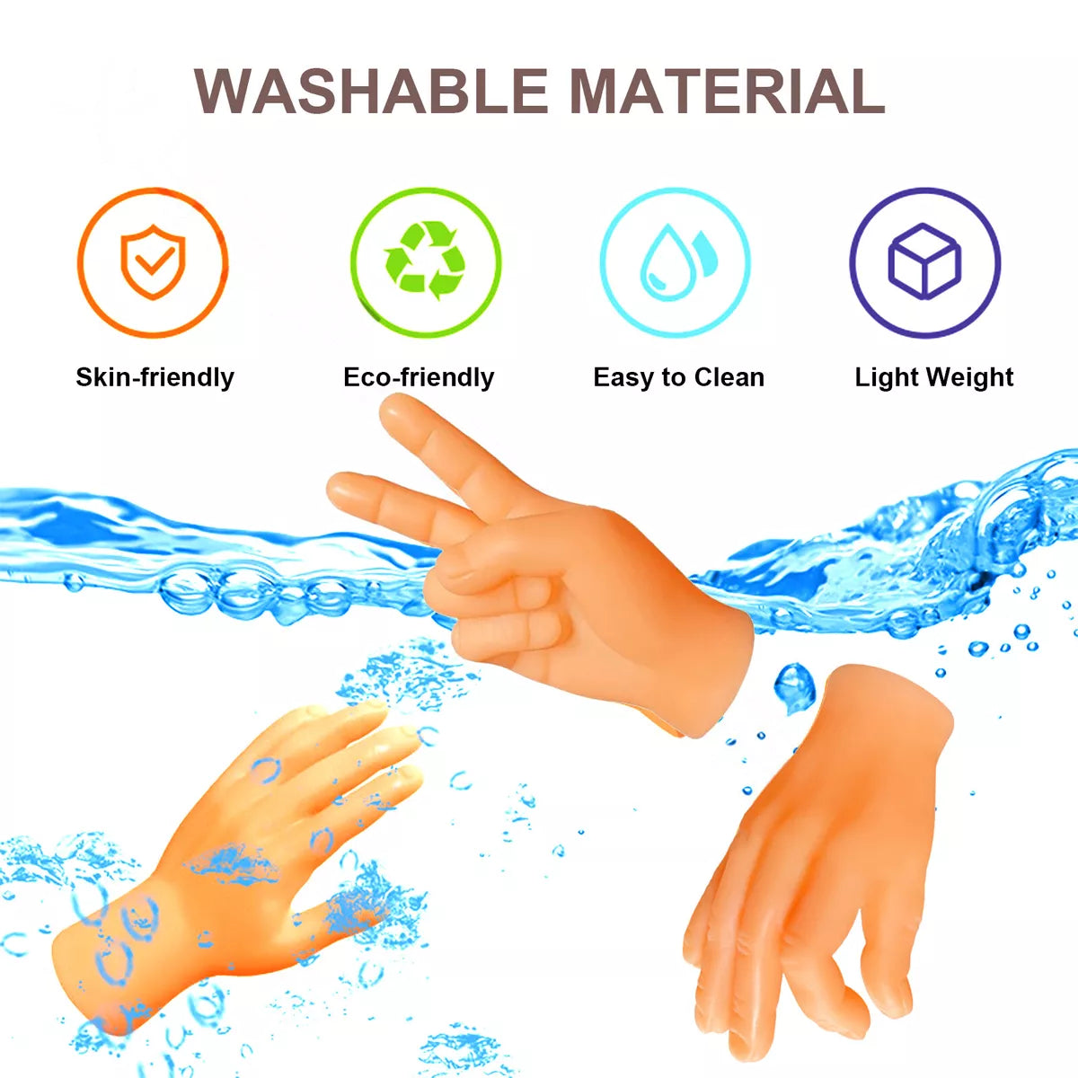 6PCS Cat Little funny Fake Human Hand - PetsLoveStory®