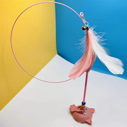 Suction cup cat teasing stick - PetsLoveStory®