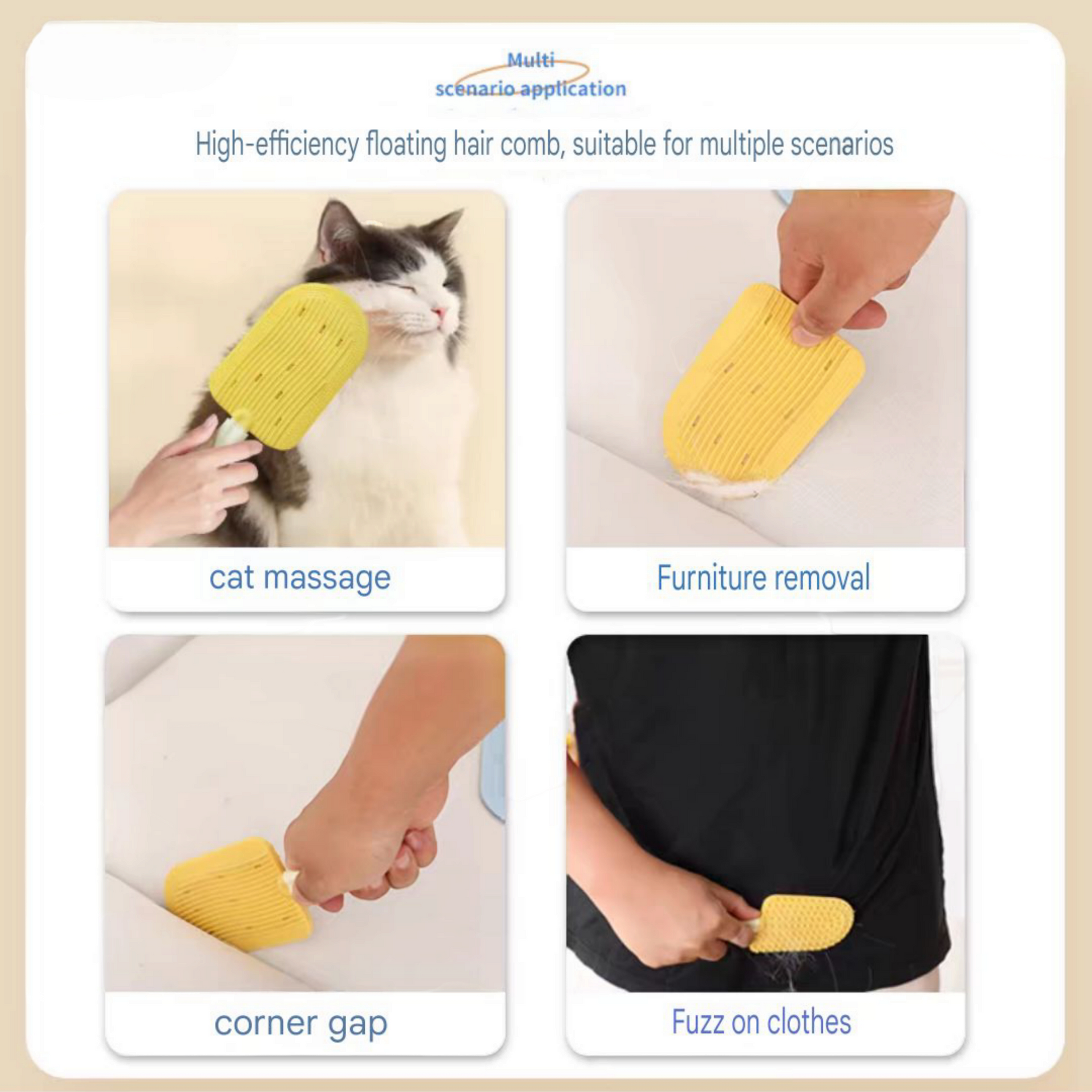 Multifunctional pet ice cream massage comb - PetsLoveStory®