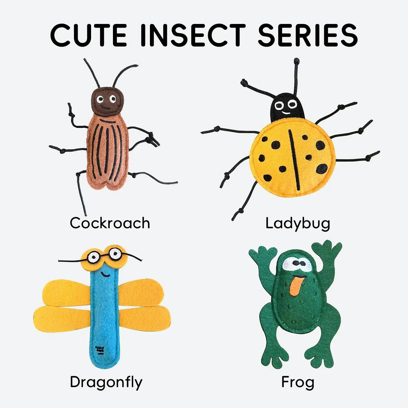 Insect Cat Toys for Cats, Felt Catnip Toy - PetsLoveStory®