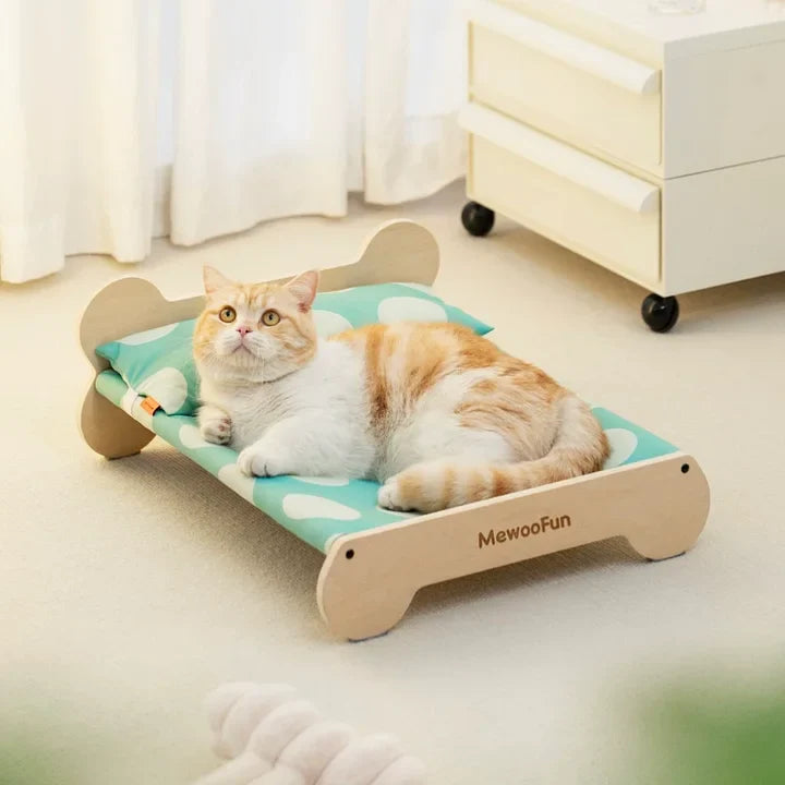 Cat luxury Wooden Bed - PetsLoveStory®