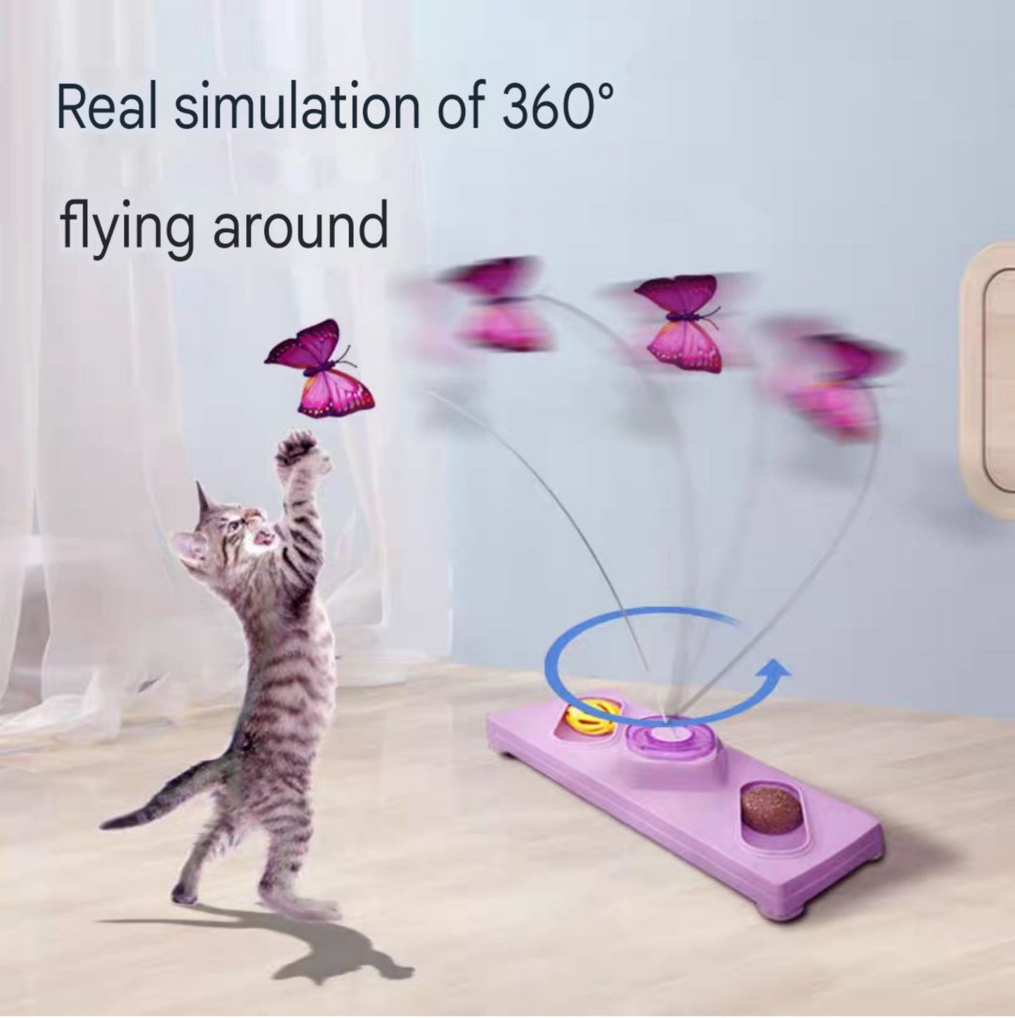 self-entertainment cat toy - PetsLoveStory®
