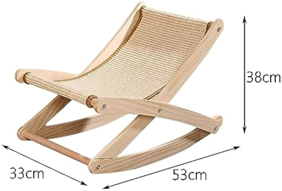 Cat Sisal Chair Rocking Chair - PetsLoveStory®