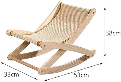 Cat Sisal Chair Rocking Chair - PetsLoveStory®