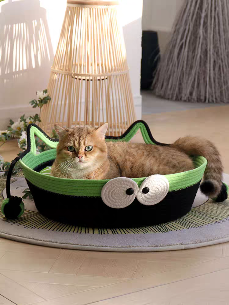 New summer woven cat nest and pet nest - PetsLoveStory®