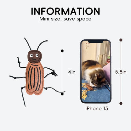 Insect Cat Toys for Cats, Felt Catnip Toy - PetsLoveStory®